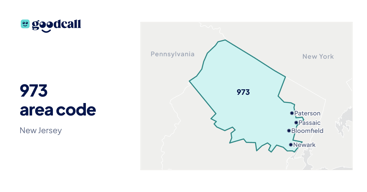 973 area code: New Jersey